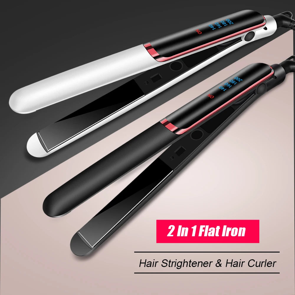 Professional Hair Straight Curling Iron