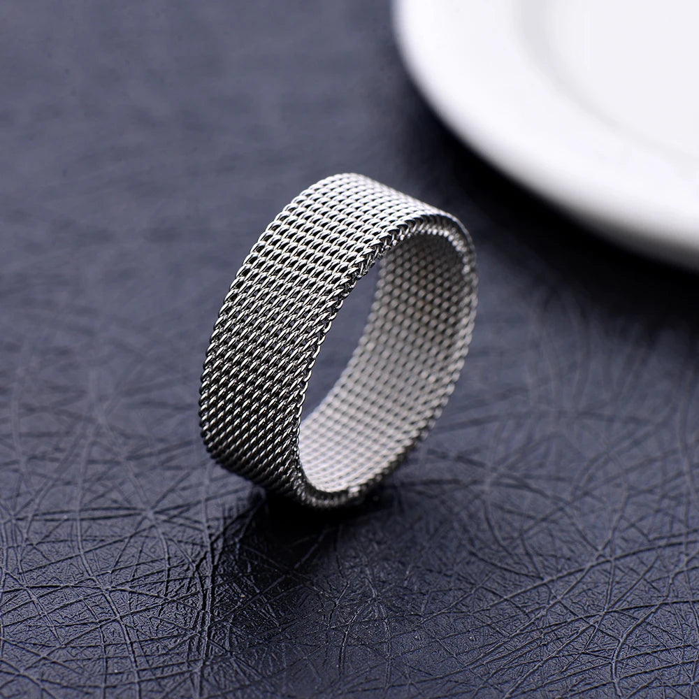 Mesh finger ring