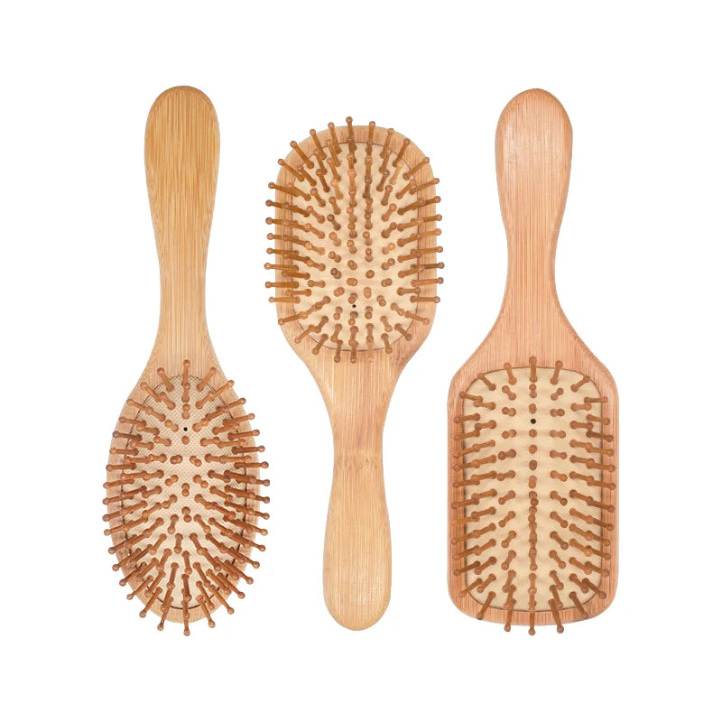 Hair Loss Wood Comb Massage Brush