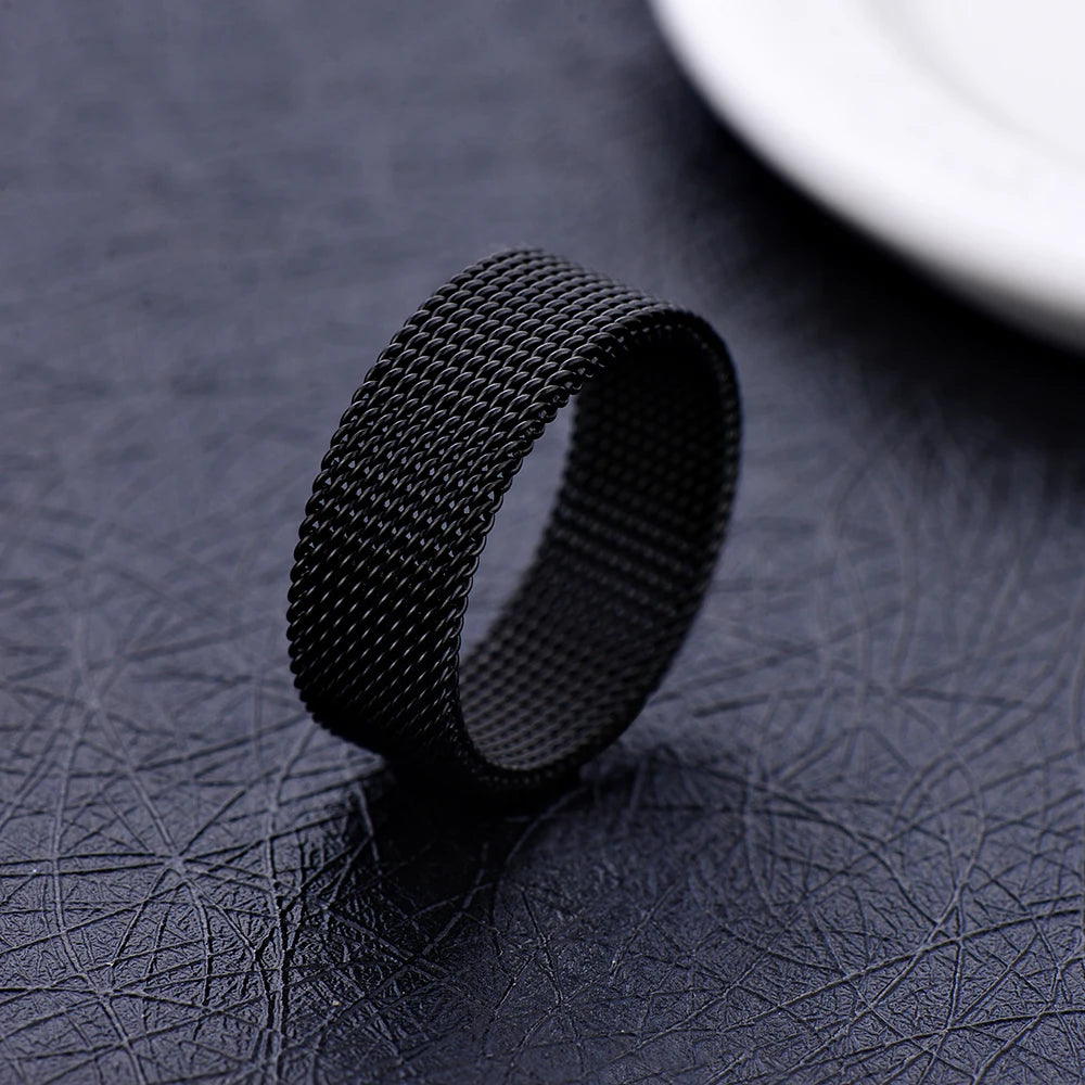 Mesh finger ring