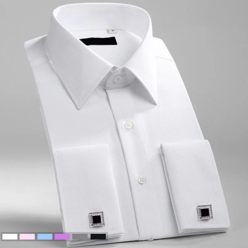 Men's French Cuff Dress Shirt