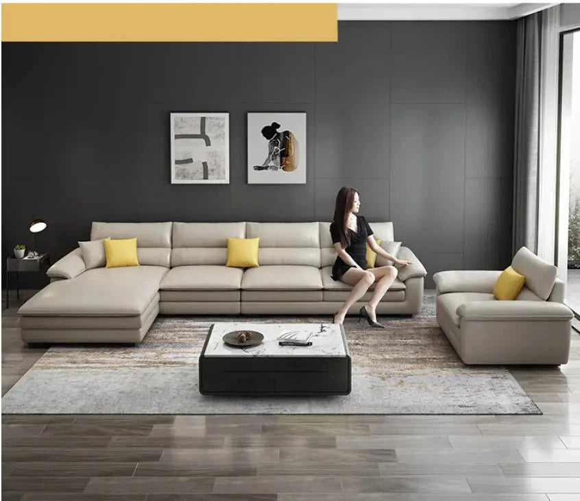 Nordic L-shaped Sectional Sofa