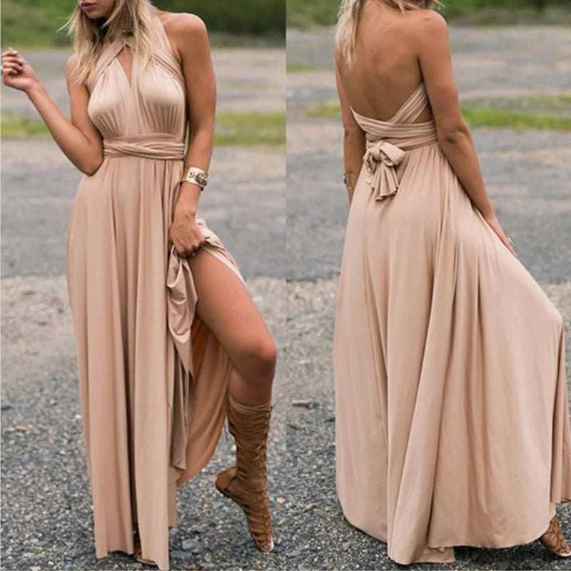 Wrap Bandage Long Dress