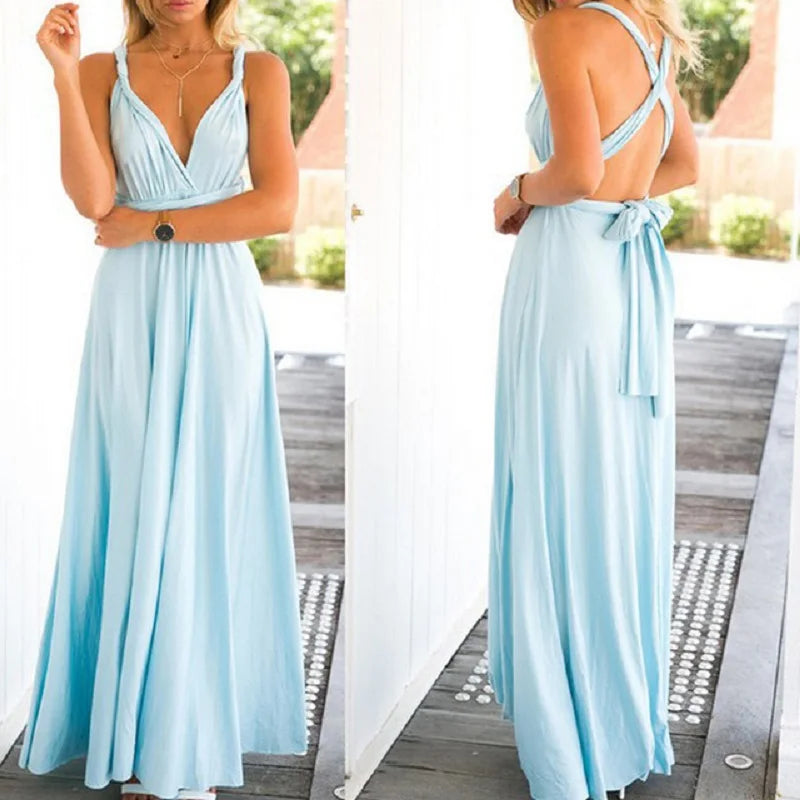 Wrap Bandage Long Dress