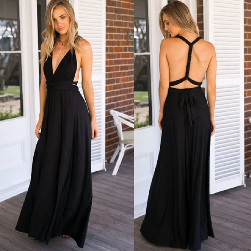 Wrap Bandage Long Dress