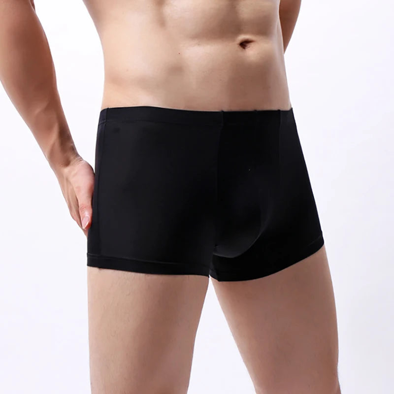 Ice Silk Underwear Boxer Shorts