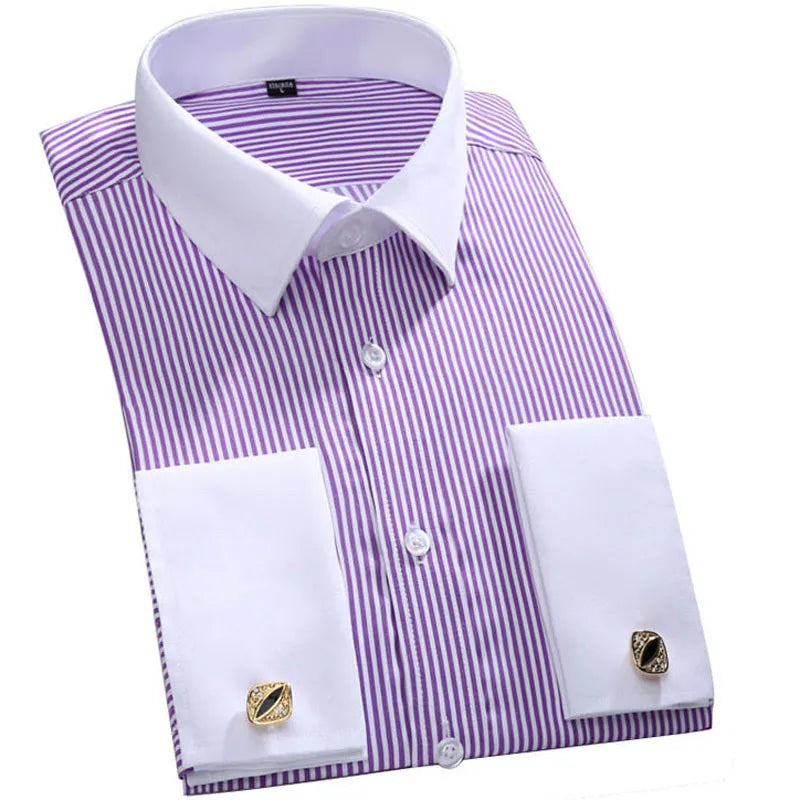 Men's French Cuff Dress Shirt