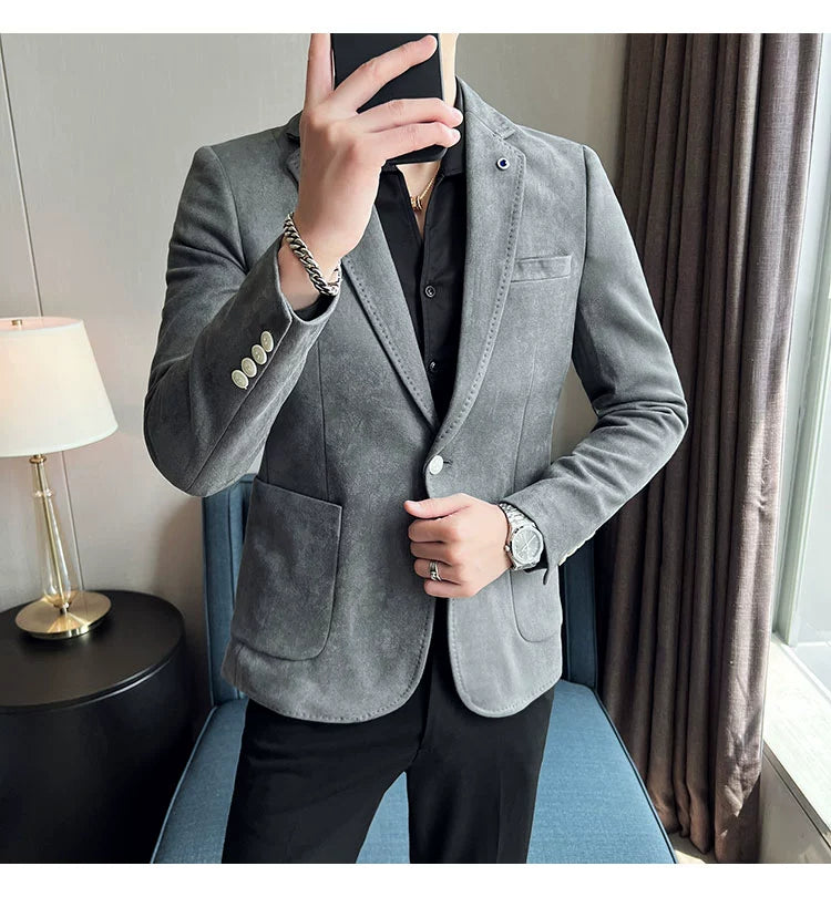 Men's Slim Fit Blazer Coat