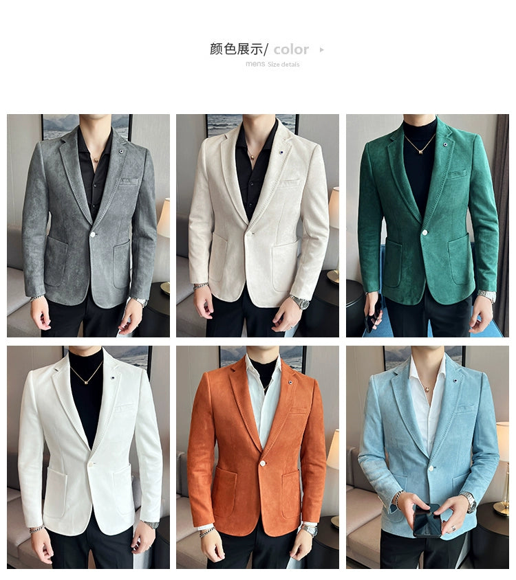 Men's Slim Fit Blazer Coat