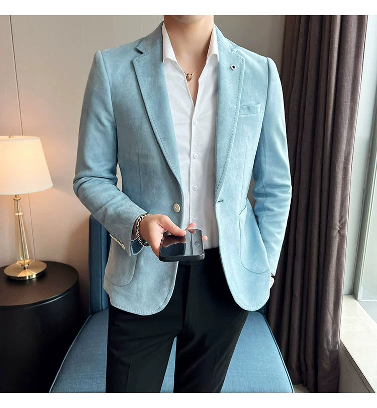 Men's Slim Fit Blazer Coat