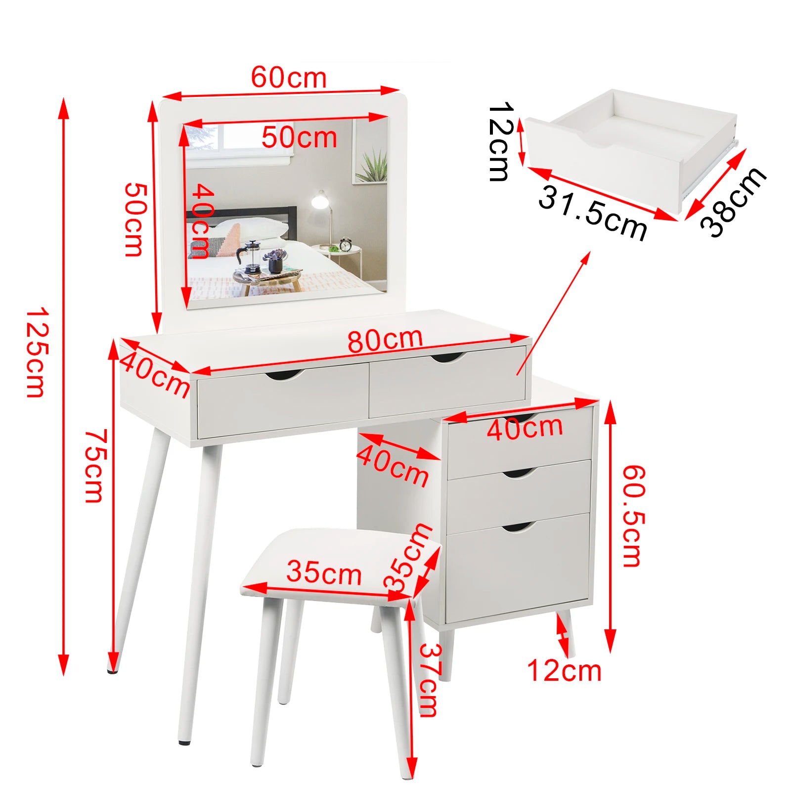 Cosmetic Dressing Table