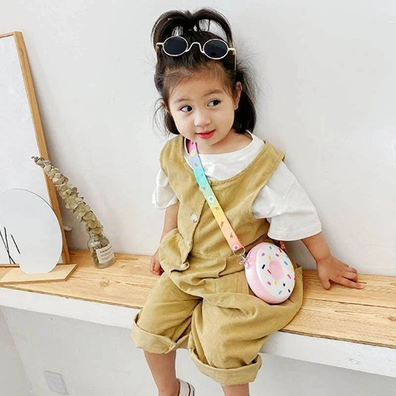 Girls Donut Shape Crossbody Bag