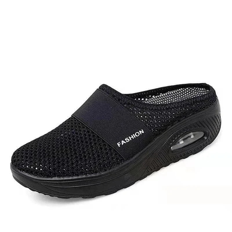 Air Cushion Slip-On Women Walking Shoes