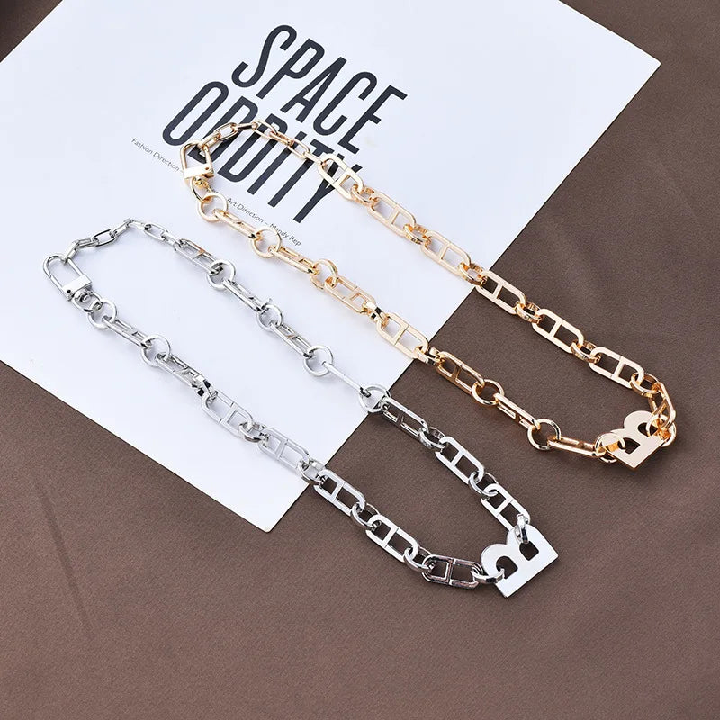 Chunky Thick Choker Chain Necklaces