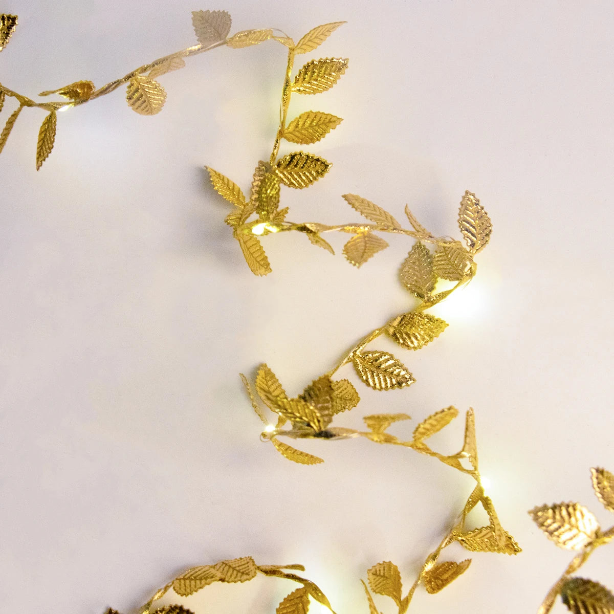 Golden Leaf String Decoration