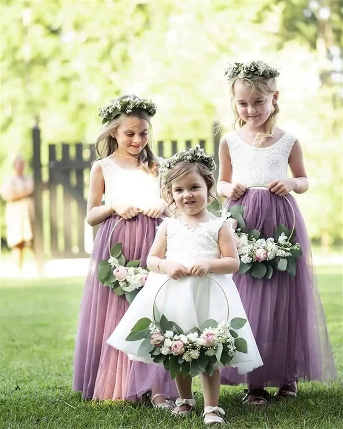 Kids Summer Princess Party Wedding Dresses