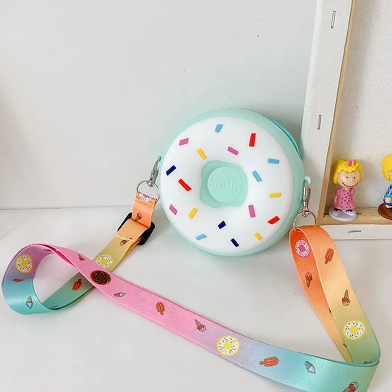 Girls Donut Shape Crossbody Bag