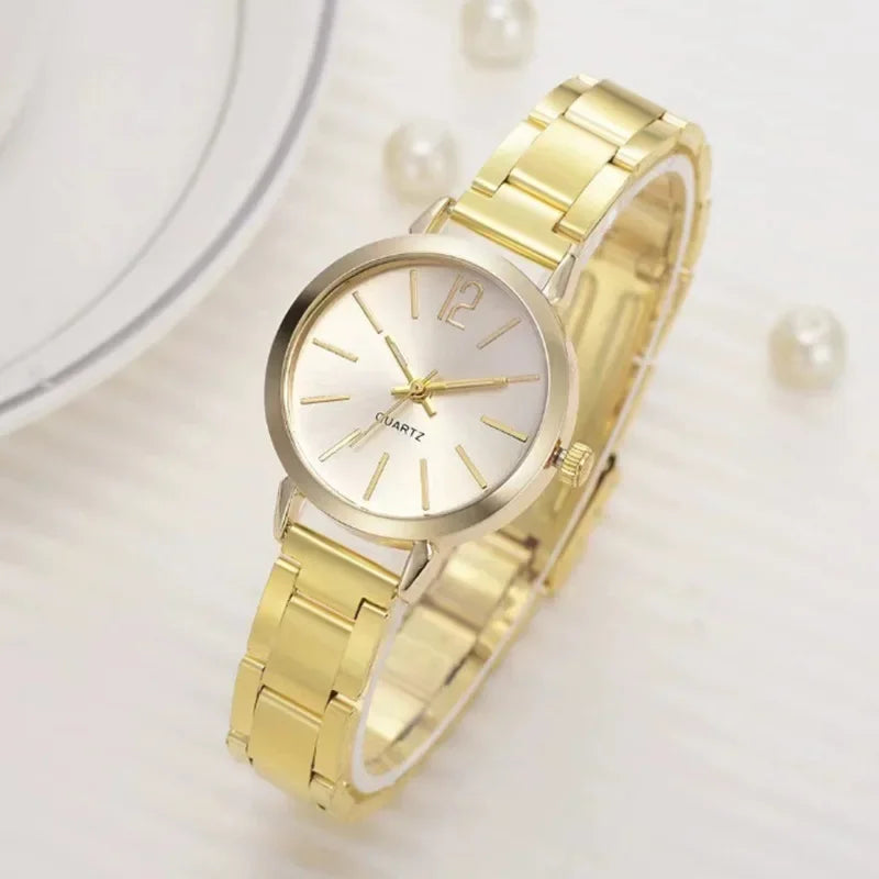 Simple Round Dial Ladies Watch