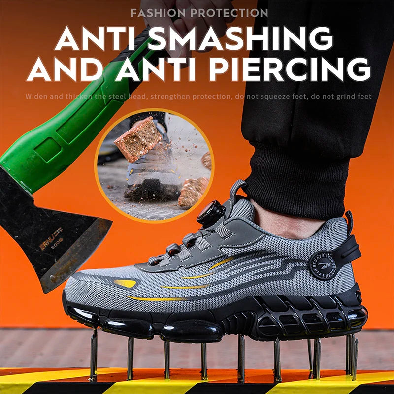 Anti-smash Work Shoes