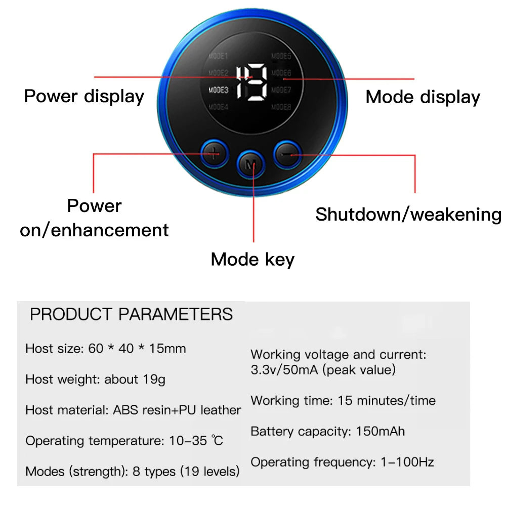 EMS Electric Pulse Neck Massager