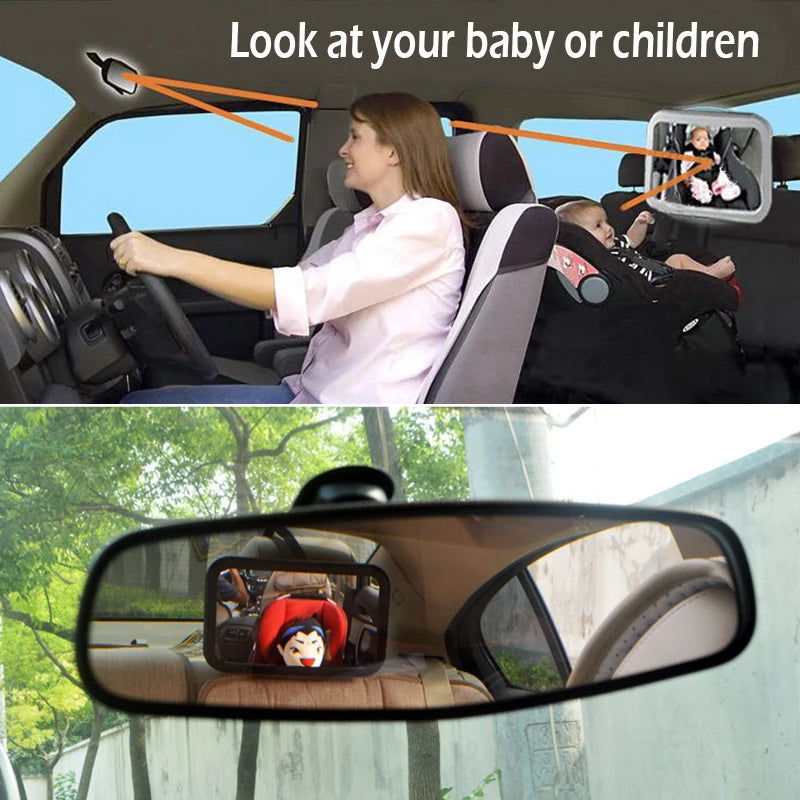 Car Back Seat Rearview Mirror