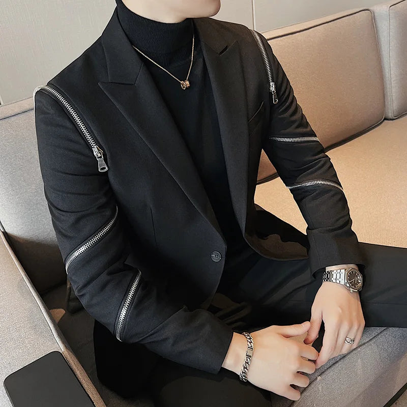 Men's Slim Fit Casual Suit jacket