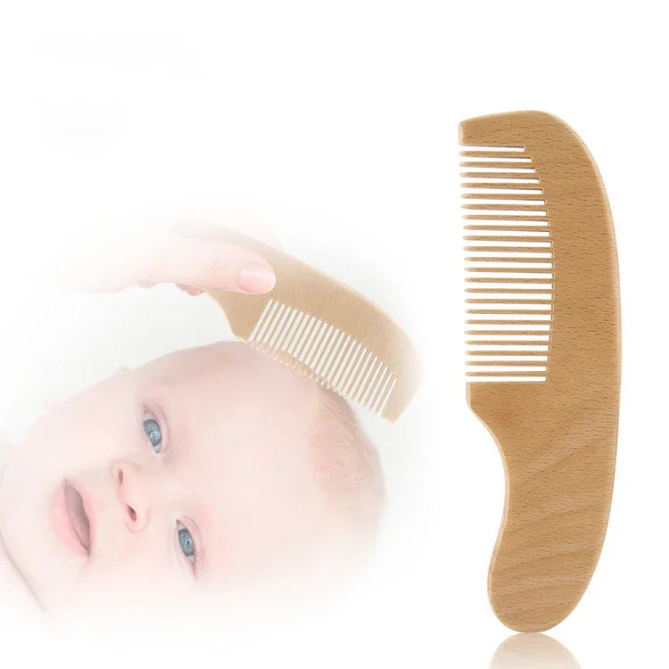 Newborn Baby Wooden Brush