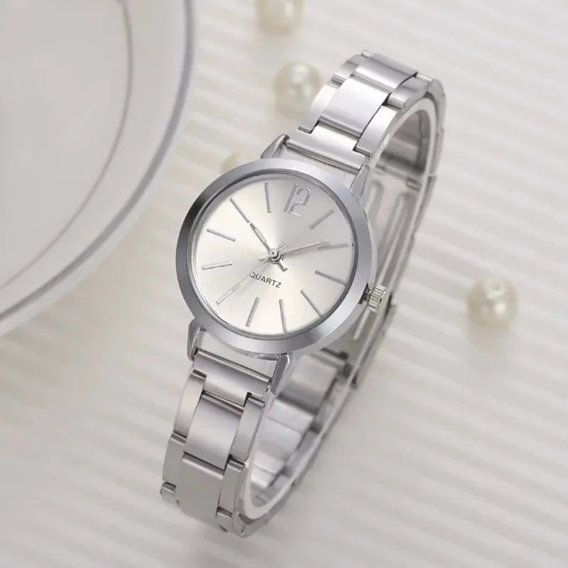 Simple Round Dial Ladies Watch