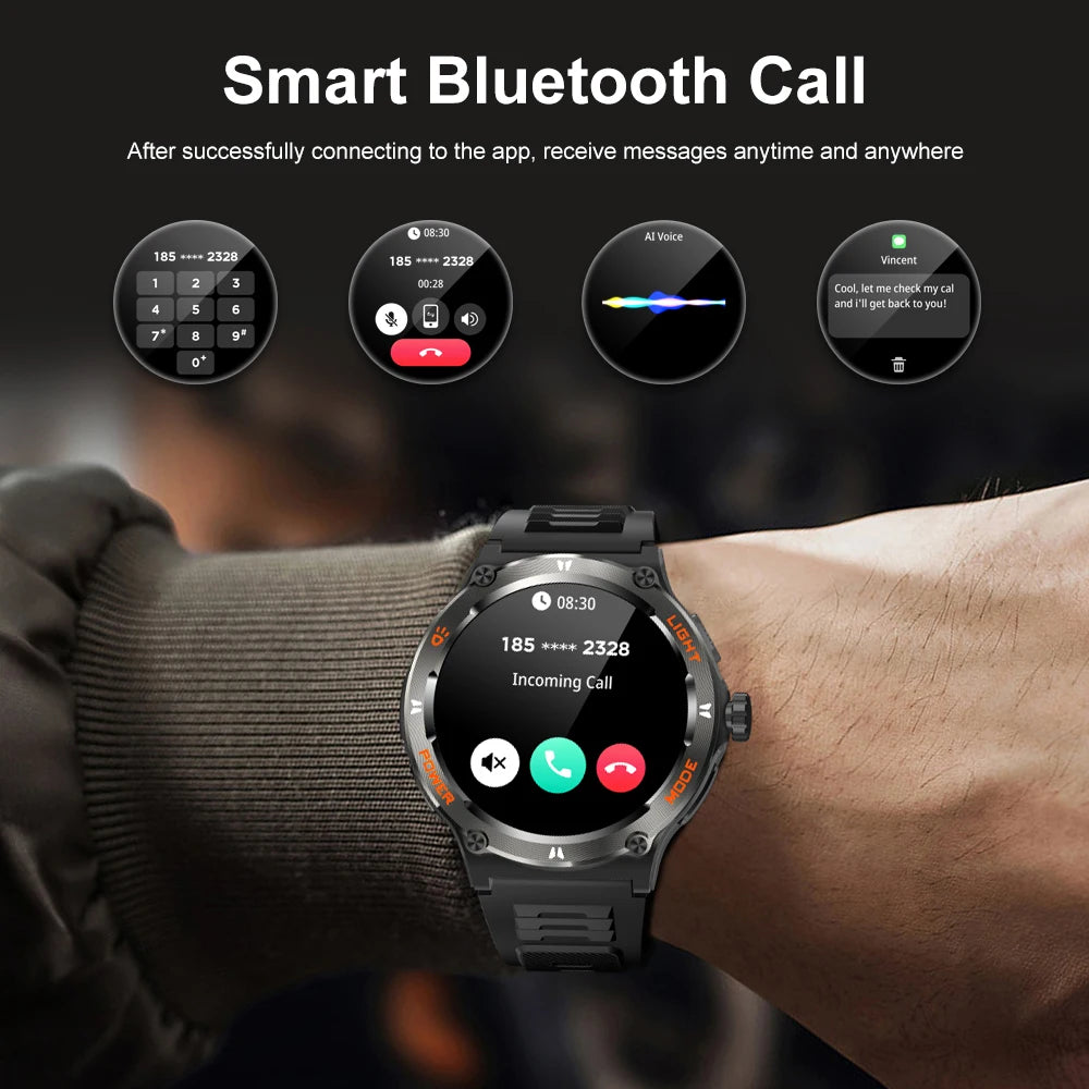 Flashlight Outdoor Smart Watch