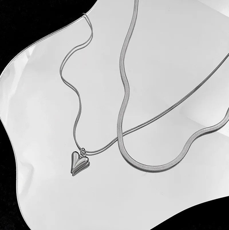 Love Heart Pendant Necklace