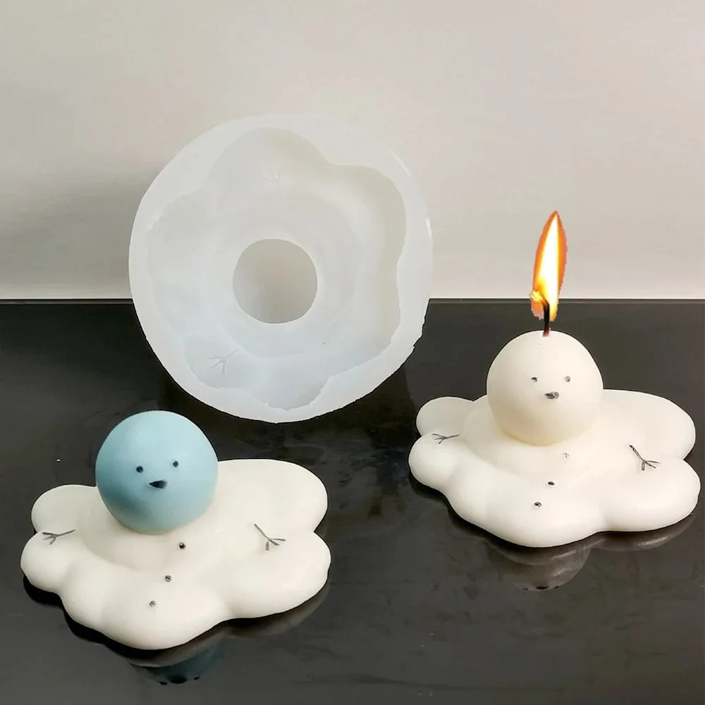 Melt Snowman Candle