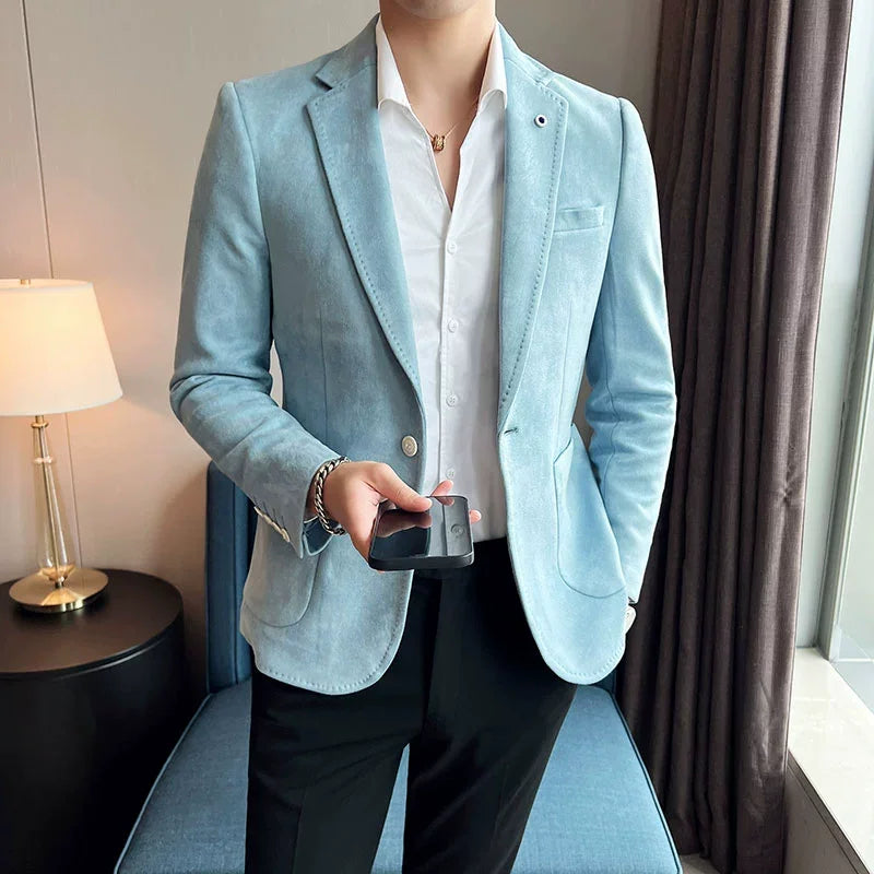 Men's Slim Fit Blazer Coat