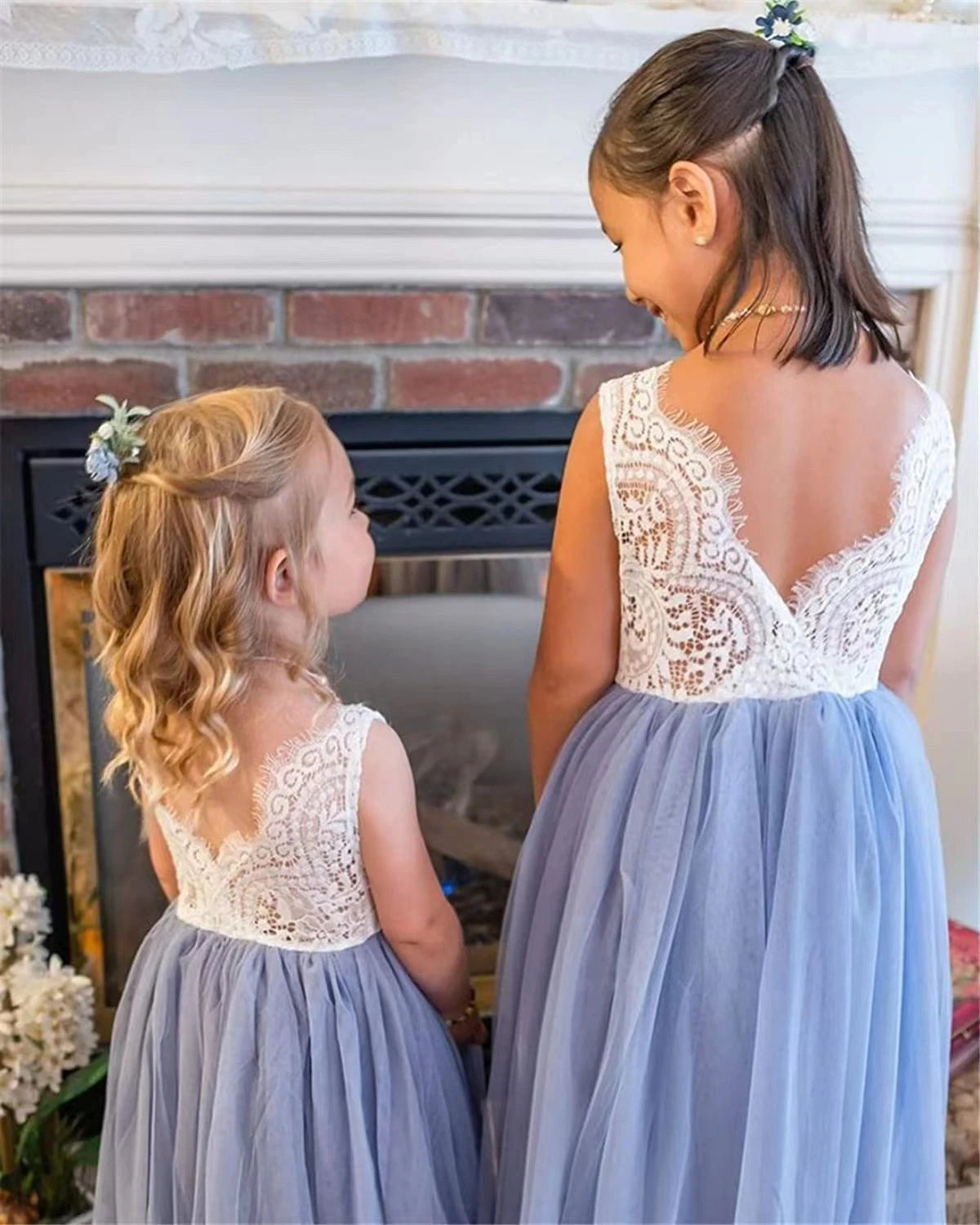 Kids Summer Princess Party Wedding Dresses