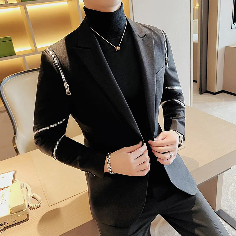 Men's Slim Fit Casual Suit jacket