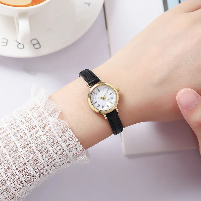 Small Round Girl's Belt Watches