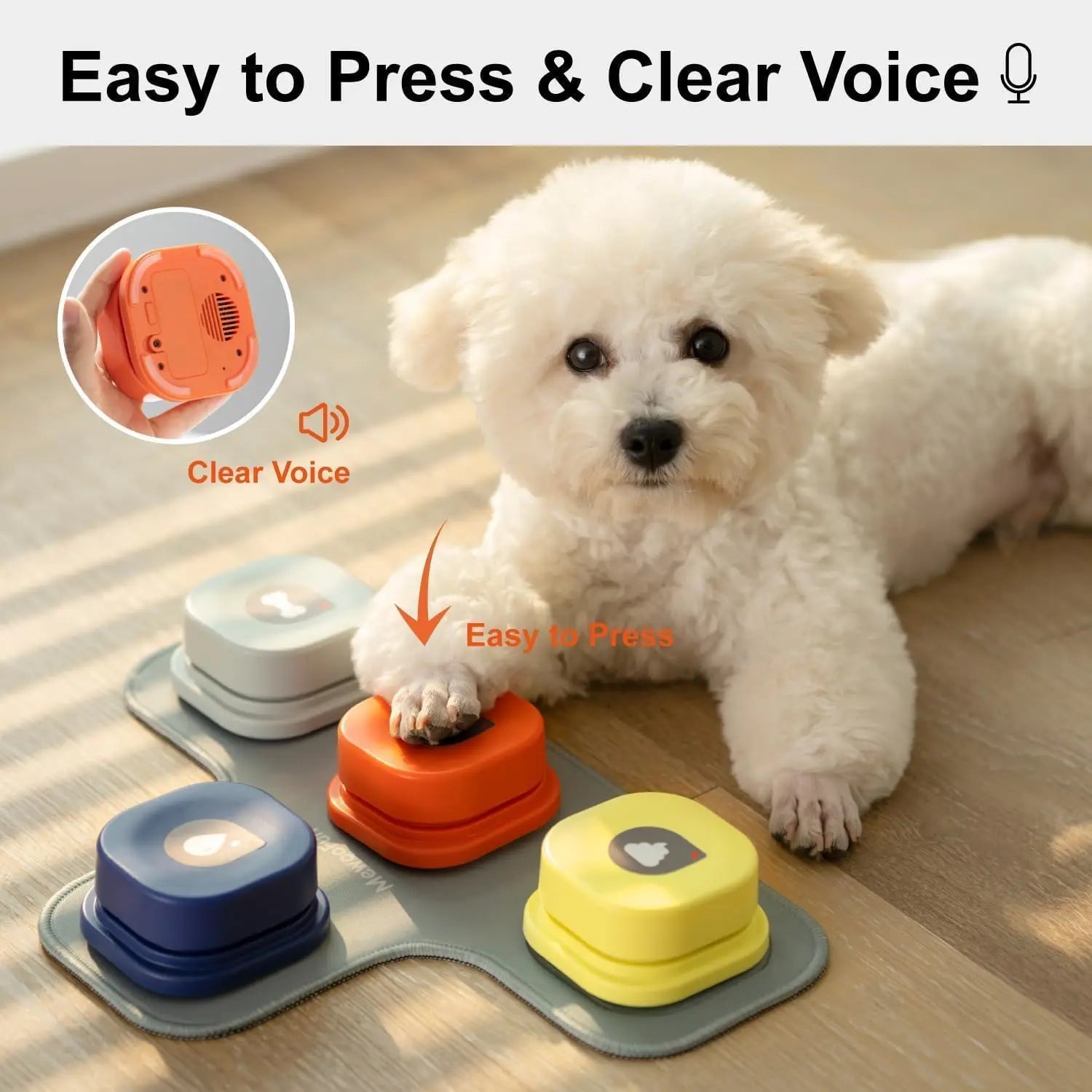 Dog Button Record Talking