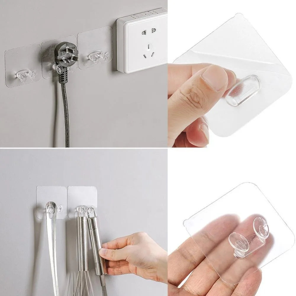 Wall Storage Hook Punch-free Power Plug Socket Holder