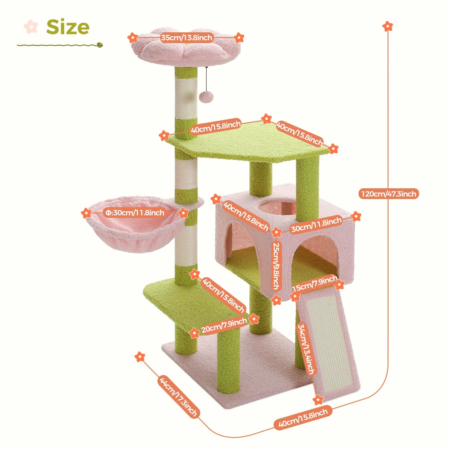 Tree Multi-Level Cat Tower