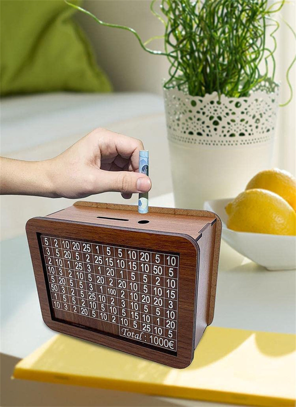 Wooden Disposable Piggy Bank