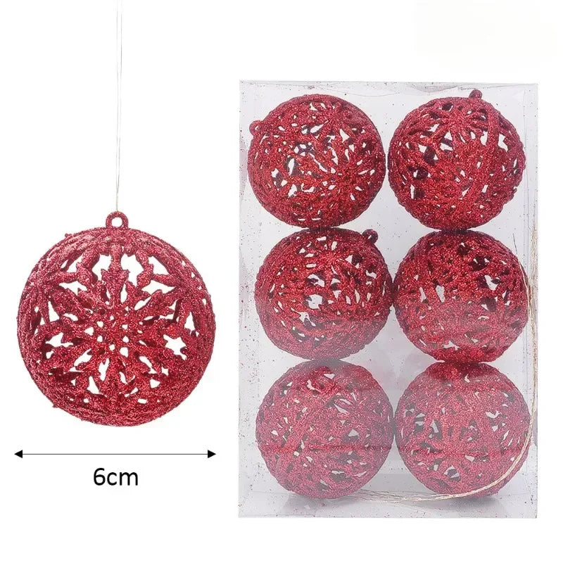 Christmas Glitter Ornament Balls