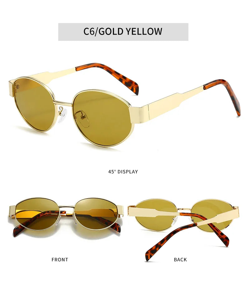 Trendy Oval Sunglasses for Women