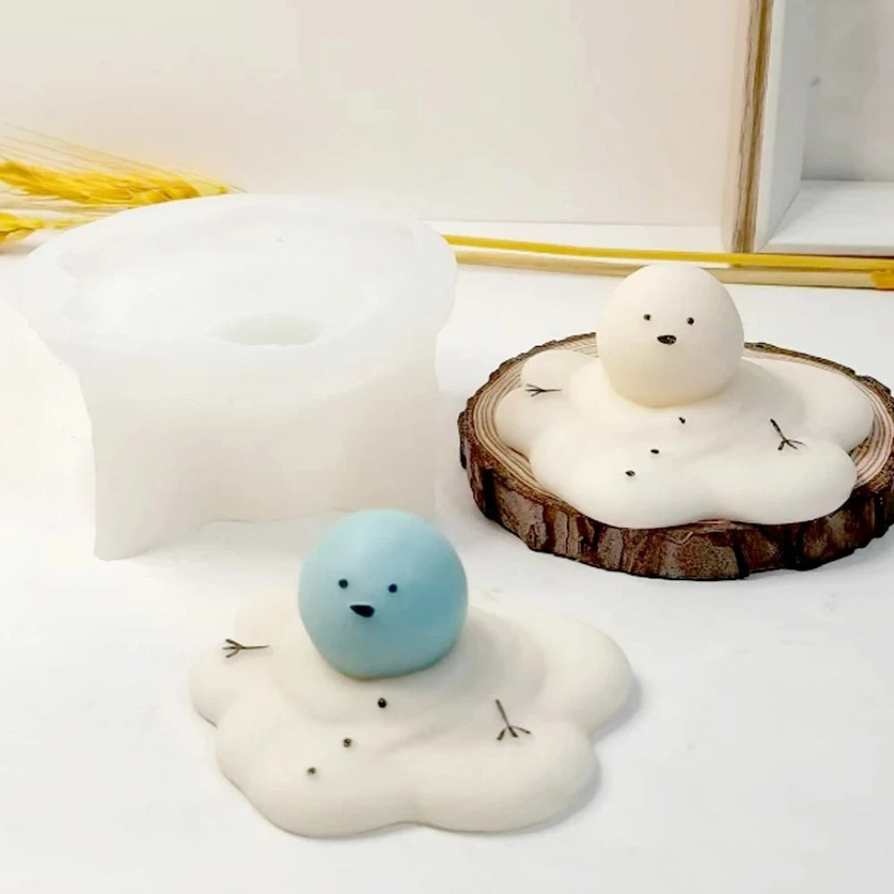 Melt Snowman Candle