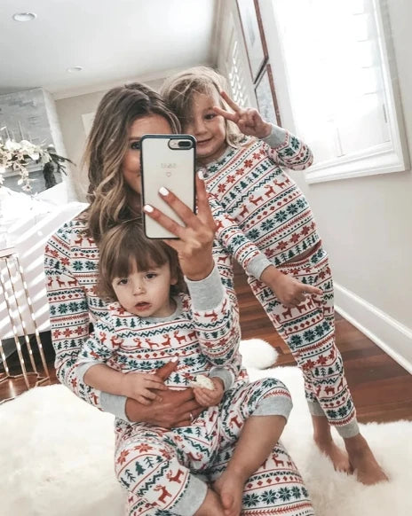 Cristmas Baby Family Look Outfits