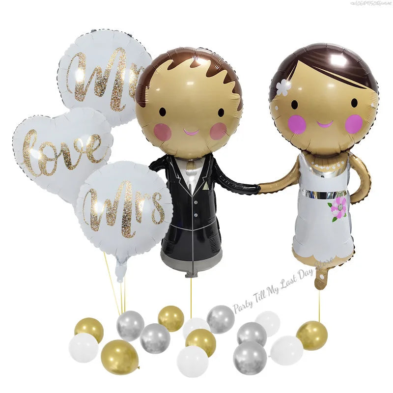 Wedding Decor Balloon Couple