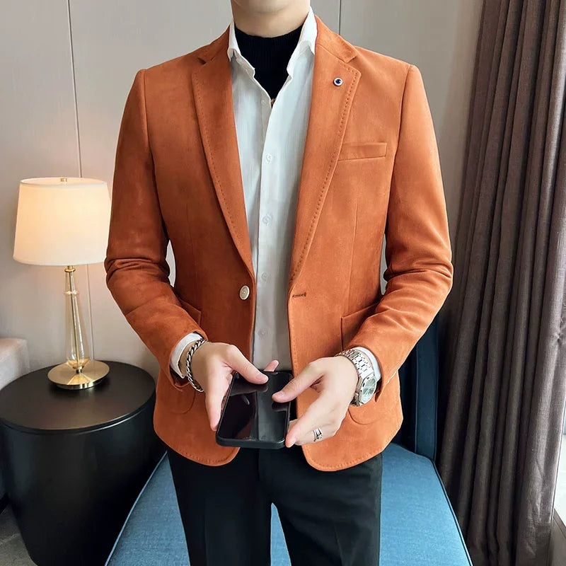 Men's Slim Fit Blazer Coat