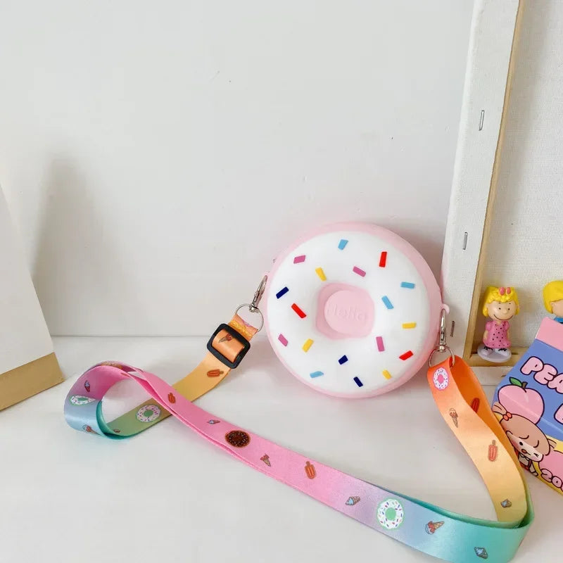 Girls Donut Shape Crossbody Bag