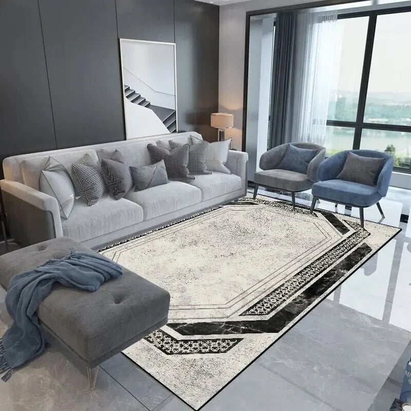 Nordic Light Luxury Grey Carpet