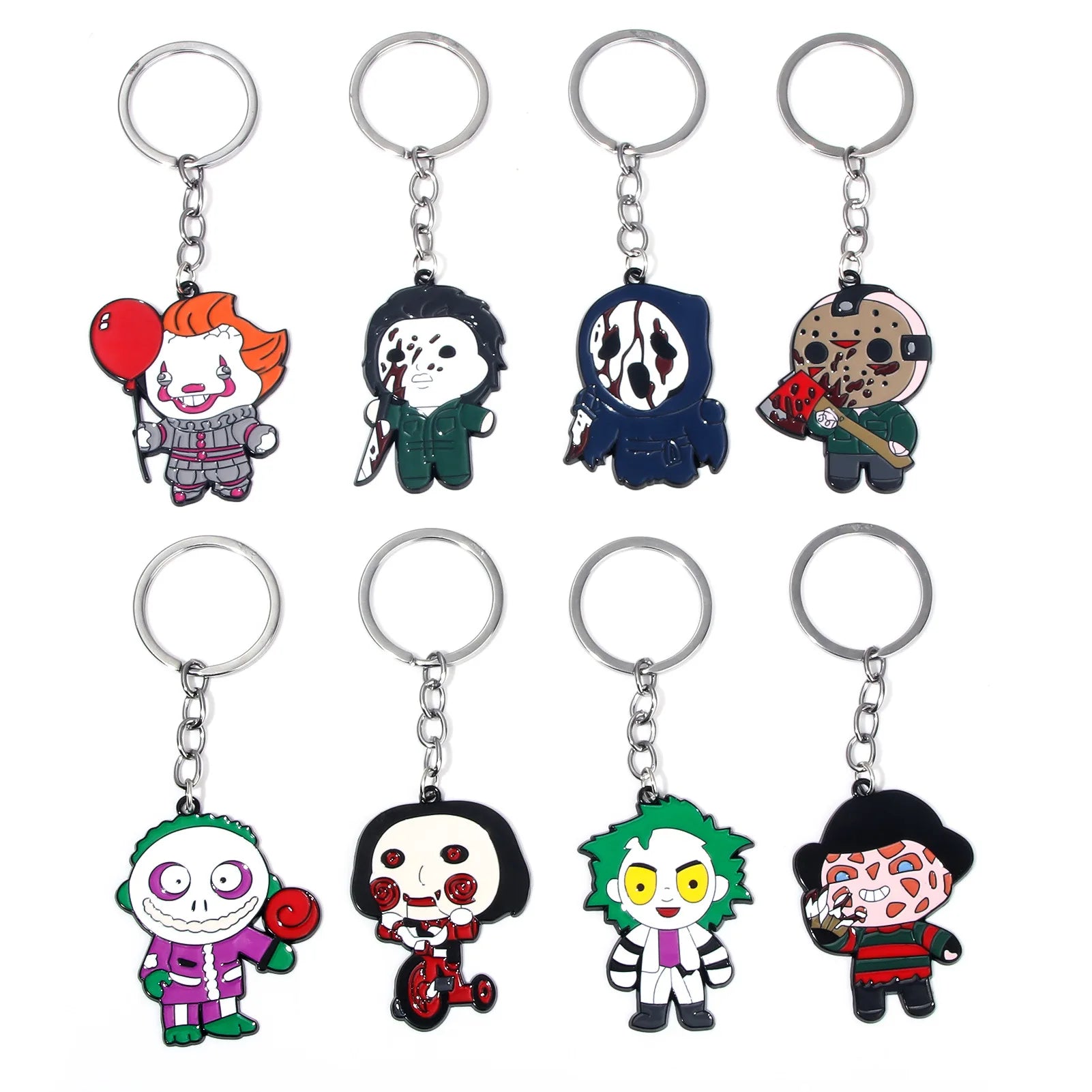 Horror Killer Enamel Keychain