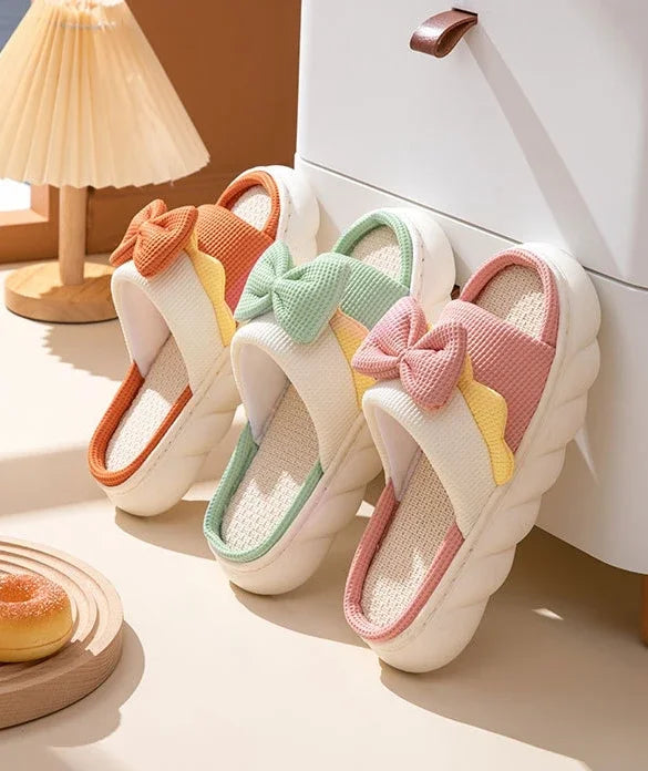 Anti-Slip Linen Slippers