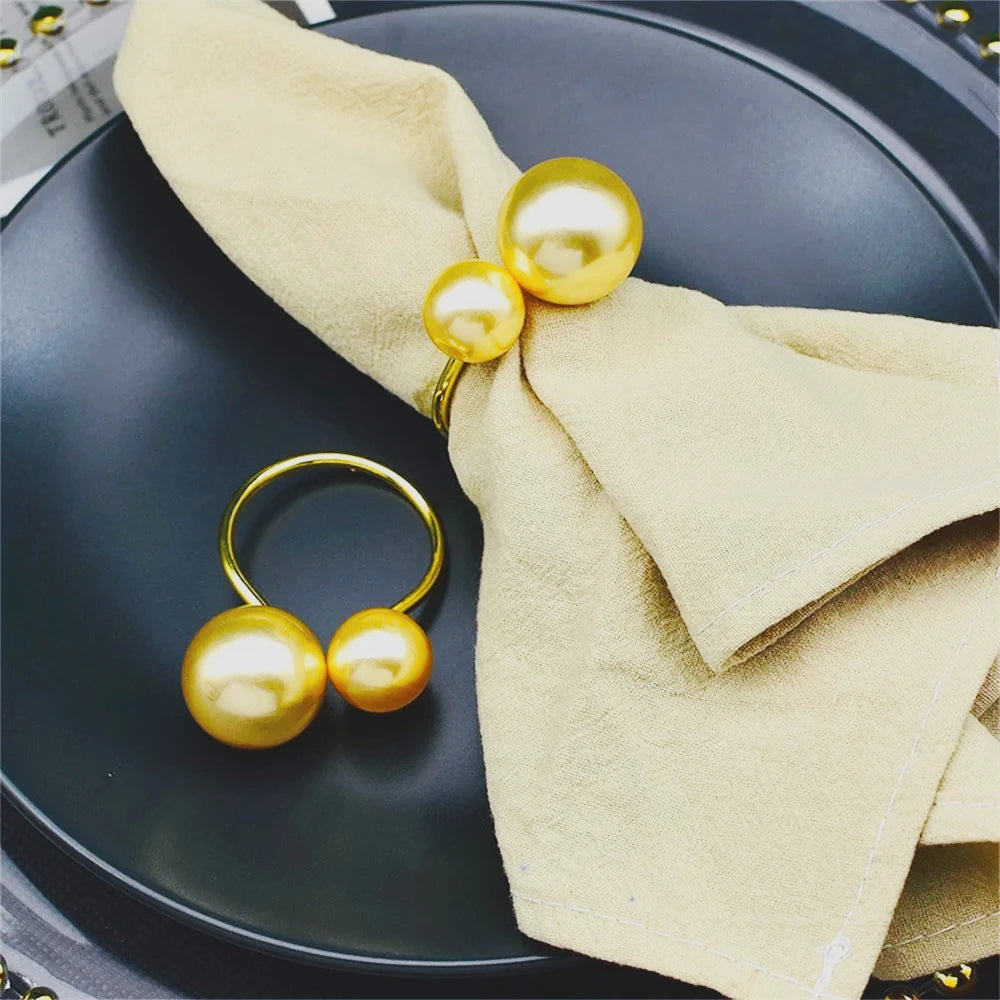 champagne gold napkin ring